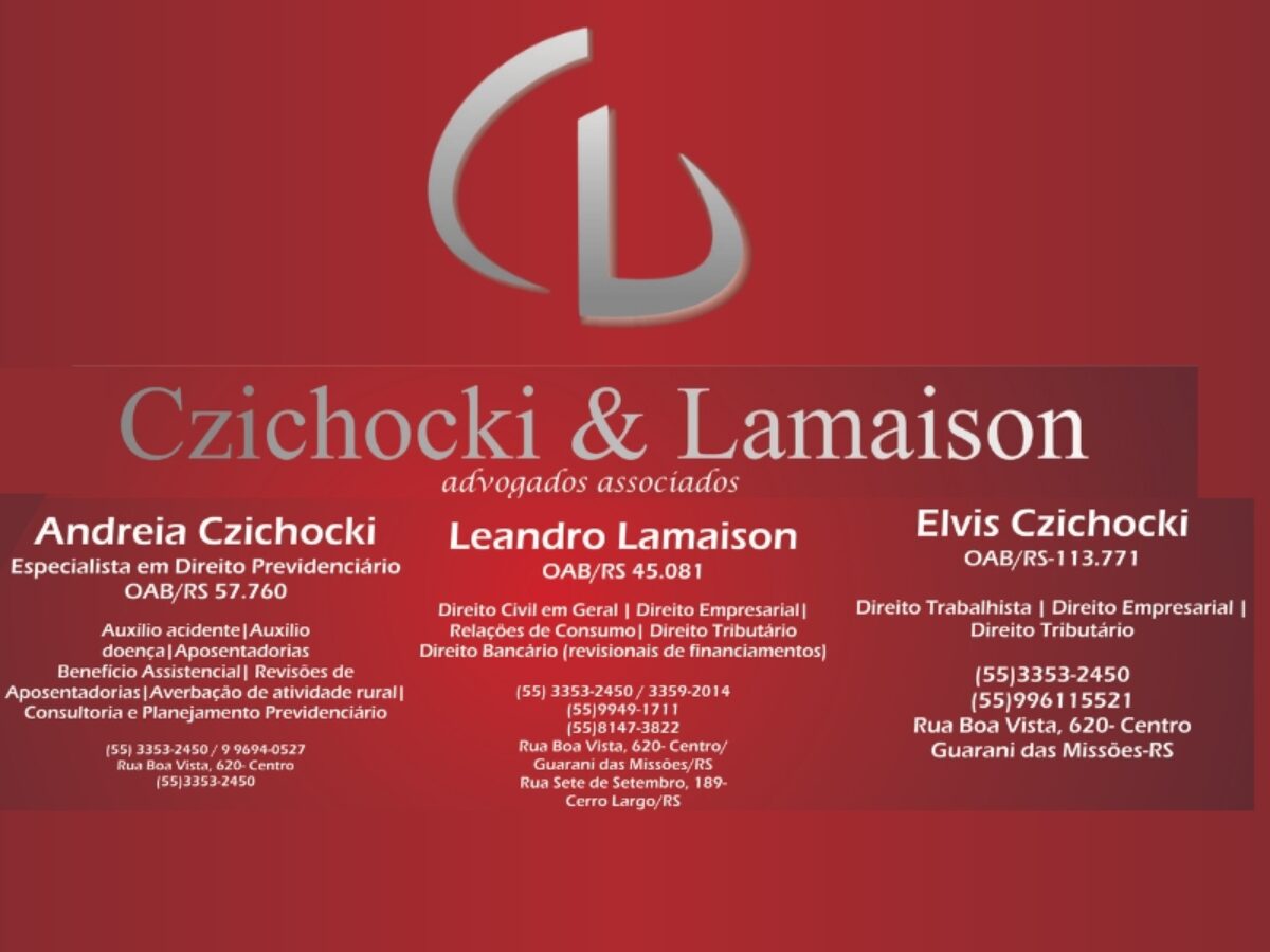 CZICHOCKI E LAMAISON