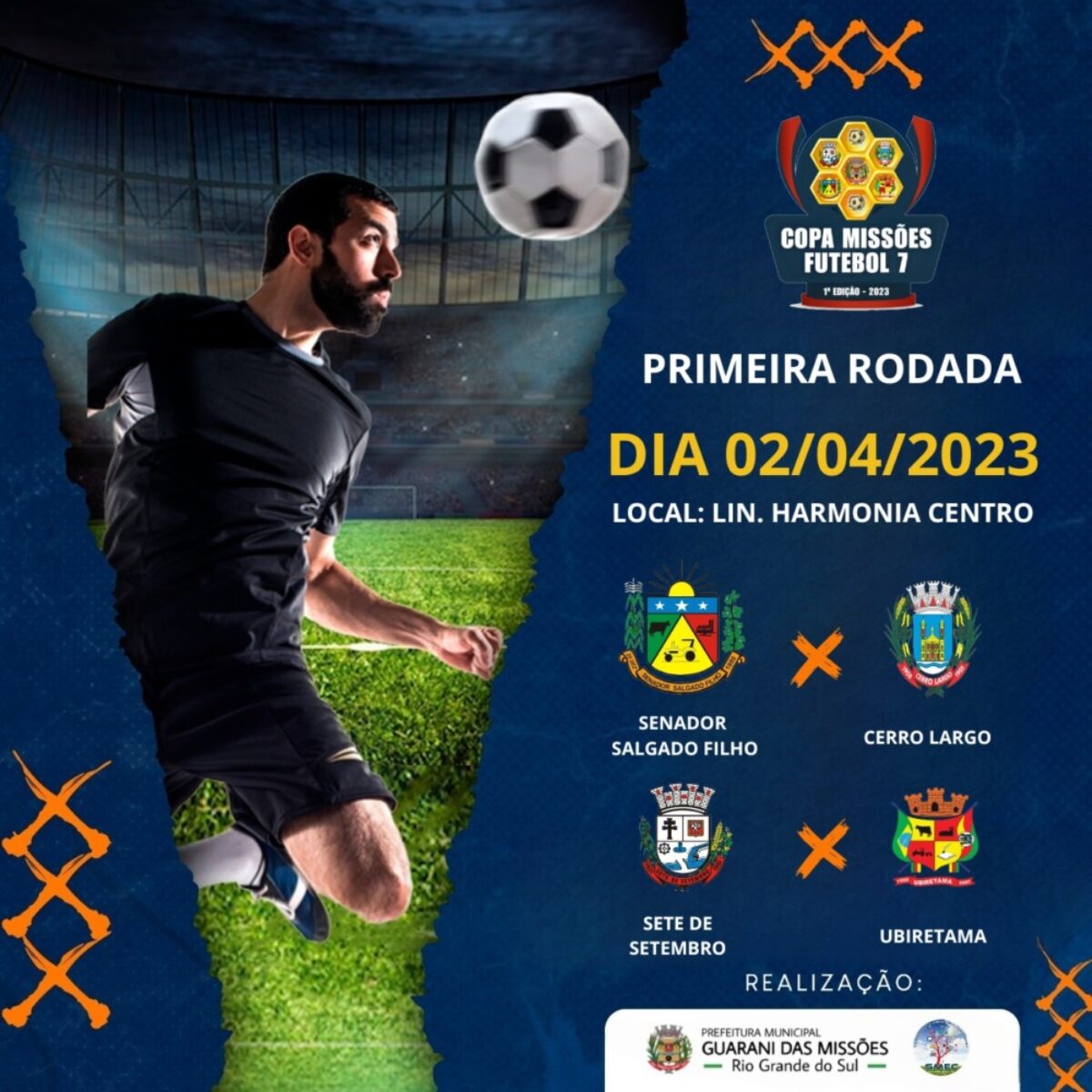 Copa Missões de Futebol 7 inicia neste domingo na Linha Harmonia Centro