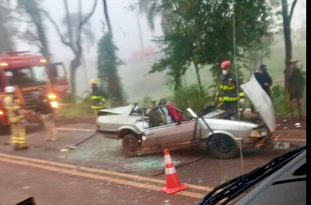 Grave acidente foi registrado na BR 285 na manhã deste sábado