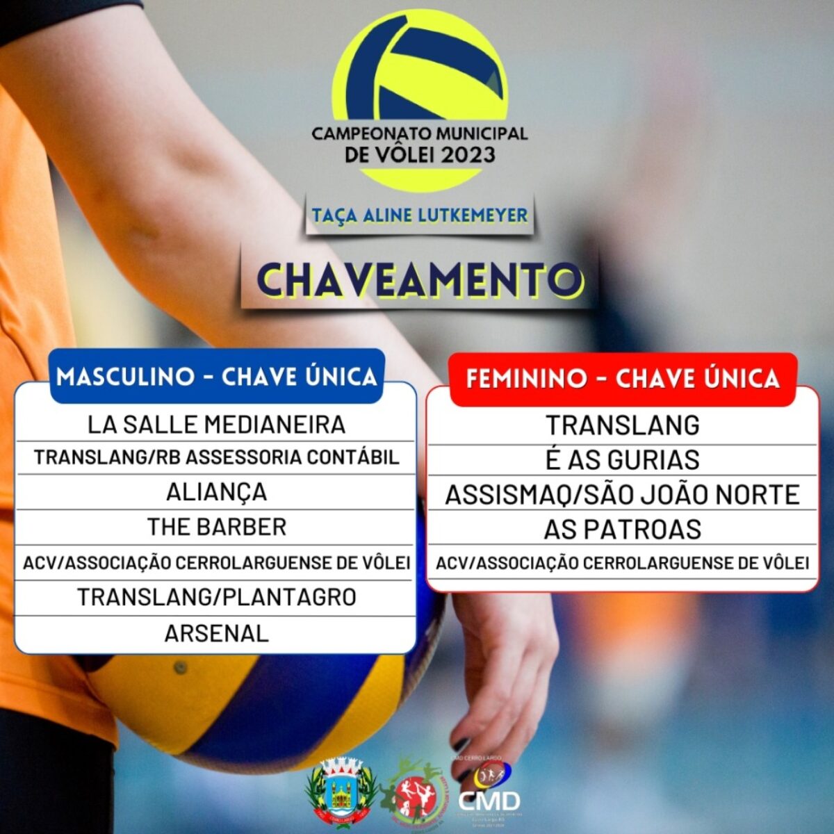 Cerro Largo: Neste domingo inicia o Campeonato Municipal de Vôlei