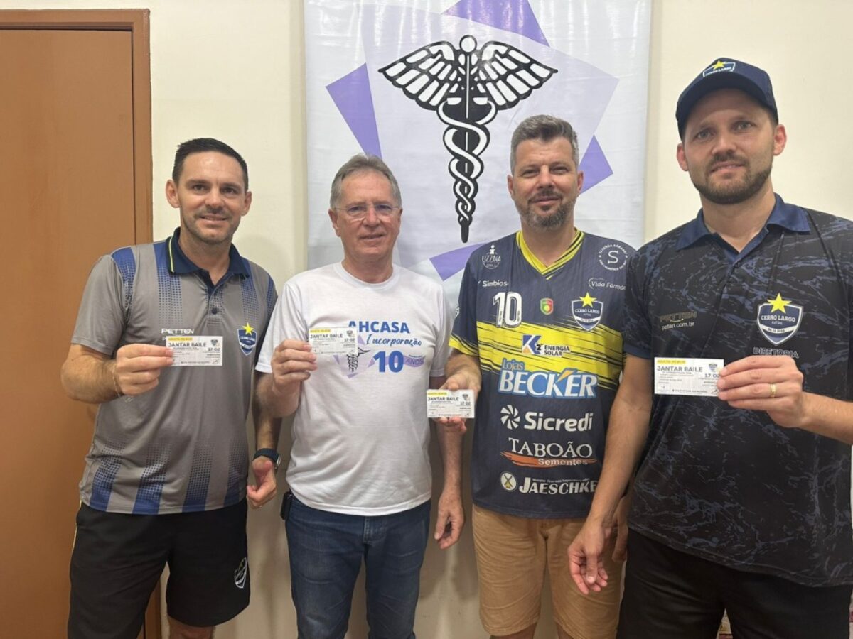 Cerro Largo Futsal e Hospital de Caridade Serro Azul renovam parceria