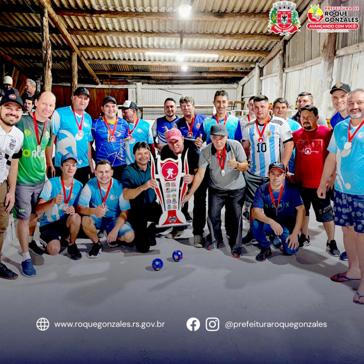Roque Gonzales conquista o título da Liga Noroeste Fronteira Missões de Bocha Roque Gonzales conquista o título da Liga Noroeste Fronteira Missões de Bocha