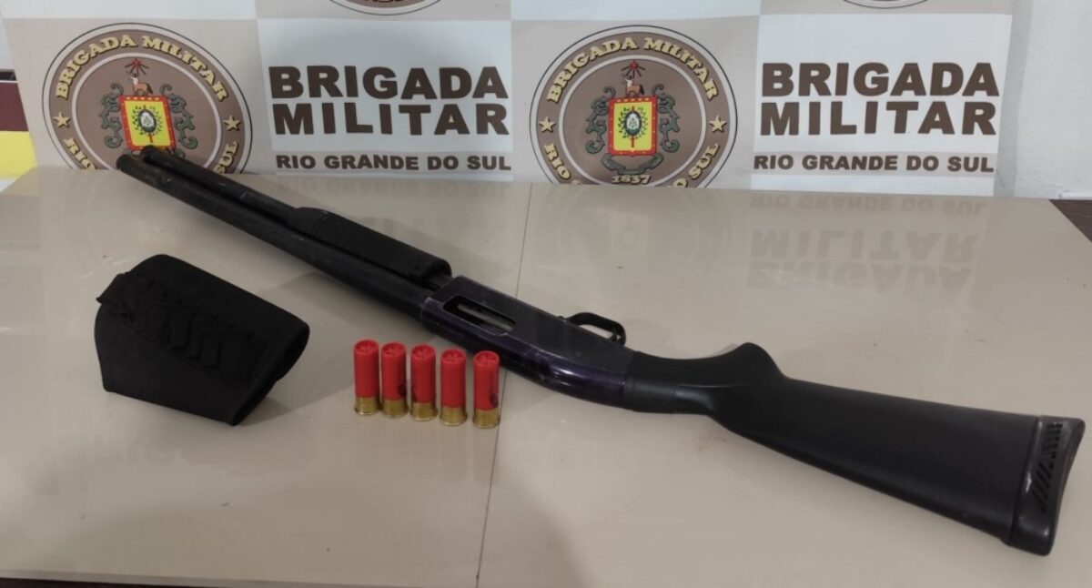 Indivíduo é preso após disparos de arma de fogo em via pública de Cerro Largo