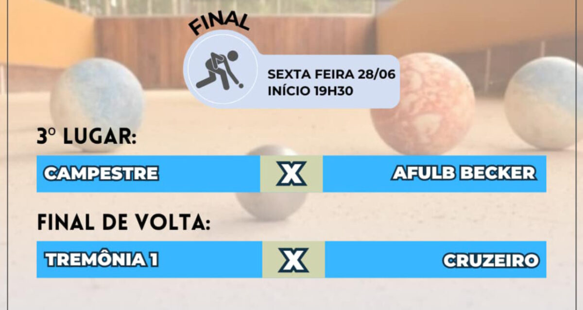 Final do Municipal de Bocha acontece hoje em Cerro Largo