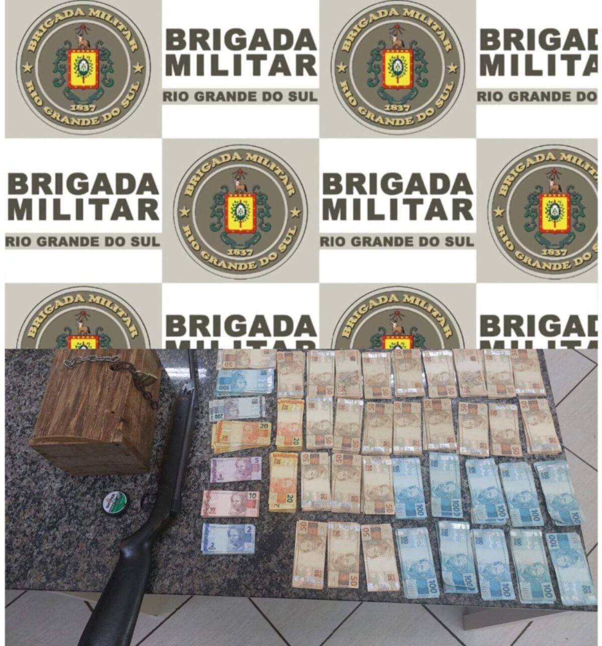 Brigada Militar realiza Prisão por Resistência e Apreensão de Objeto em Sete de Setembro