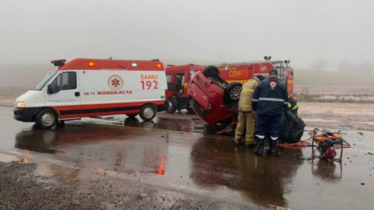 Quatro mortos em acidente na ERS-324 em Ronda Alta