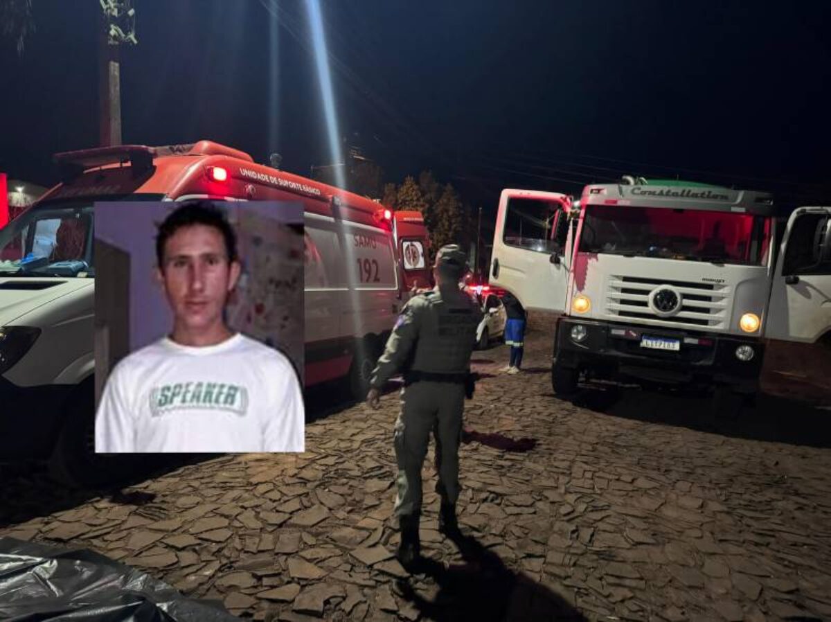 Gari morre atropelado por caminhão de coleta de lixo em Panambi Gari morre atropelado por caminhão de coleta de lixo em Panambi