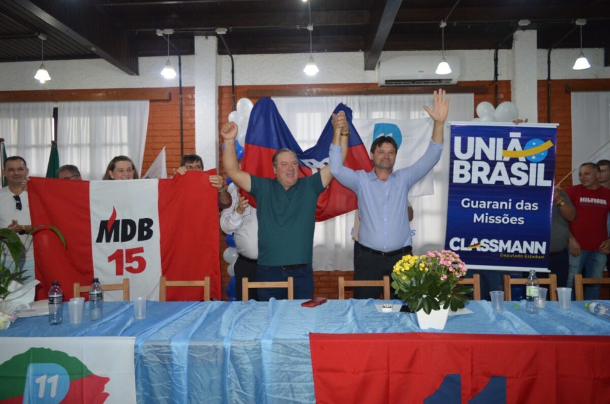 Coligação MDB, Progressistas e União Brasil apresentam pré-candidatos em Guarani das Missões Coligação MDB, Progressistas e União Brasil apresentam pré-candidatos em Guarani das Missões