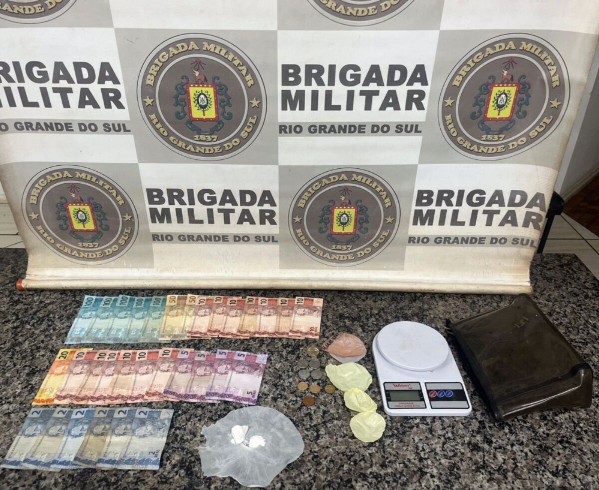 Brigada Militar realiza prisão por Tráfico de drogas em Guarani das Missões Brigada Militar realiza prisão por Tráfico de drogas em Guarani das Missões