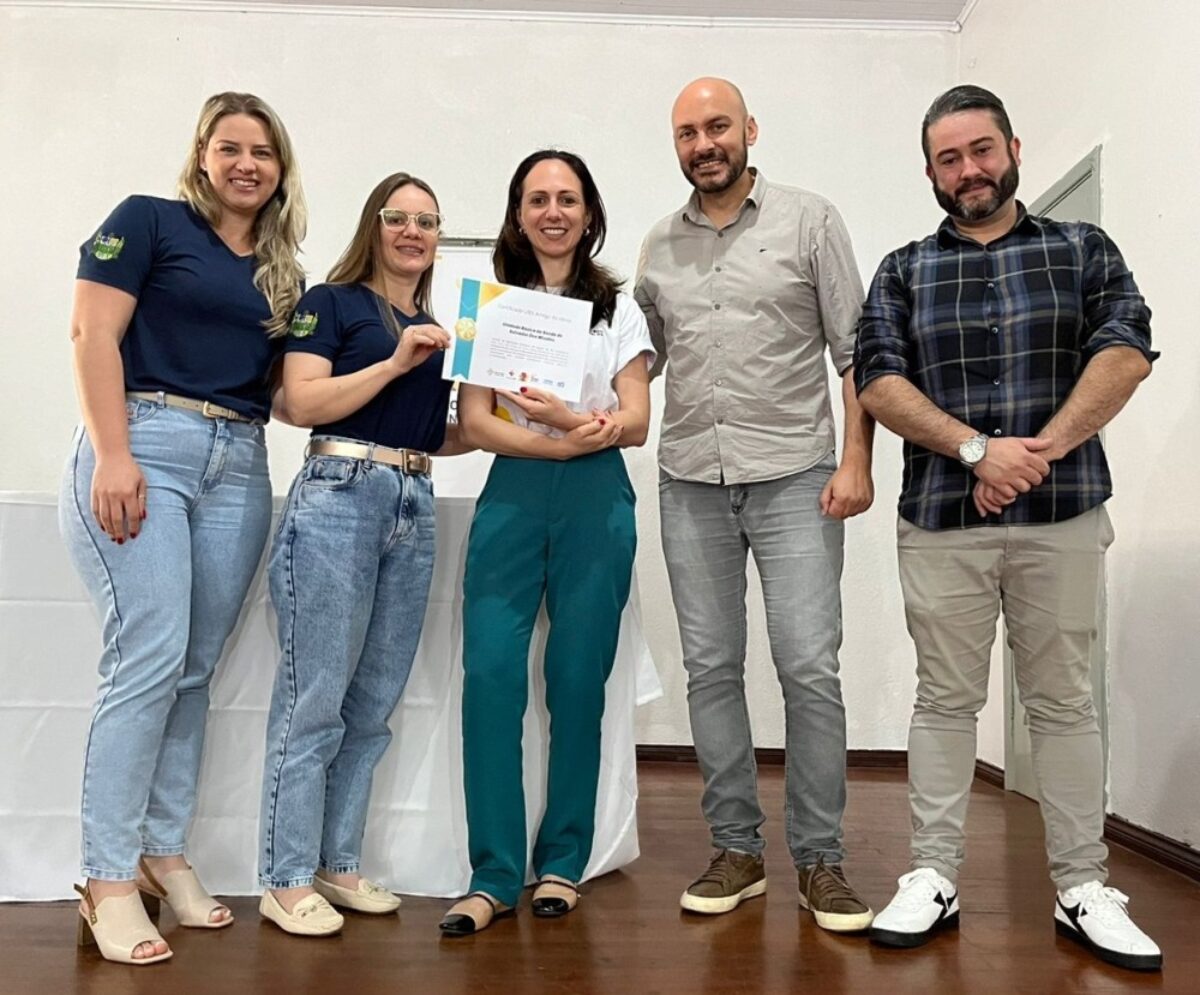 UBS de Salvador das Missões recebe Selo Ouro Amiga do Idoso