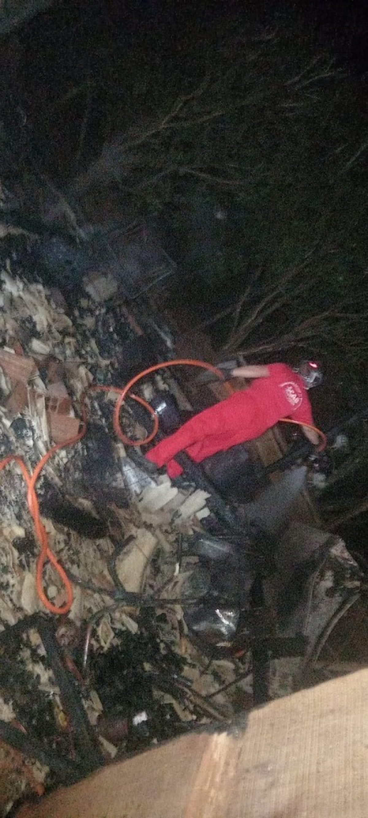 Incêndio destrói galpão na Linha Taquarussu, Cerro Largo Incêndio destrói galpão na Linha Taquarussu, Cerro Largo
