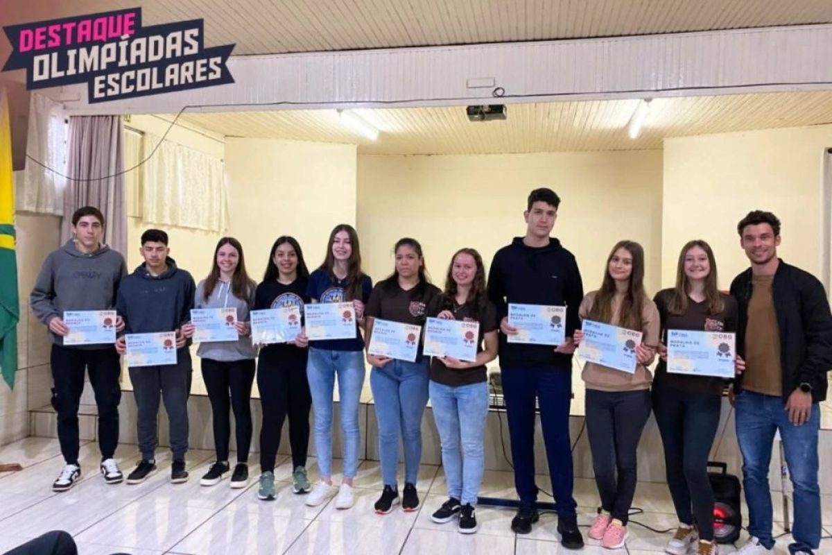 Alunos de Salvador das Missões conquistam medalhas na Olimpíada Brasileira de Geografia