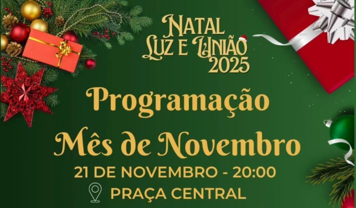 Hoje inicia o Natal Luz e União em São Pedro do Butiá