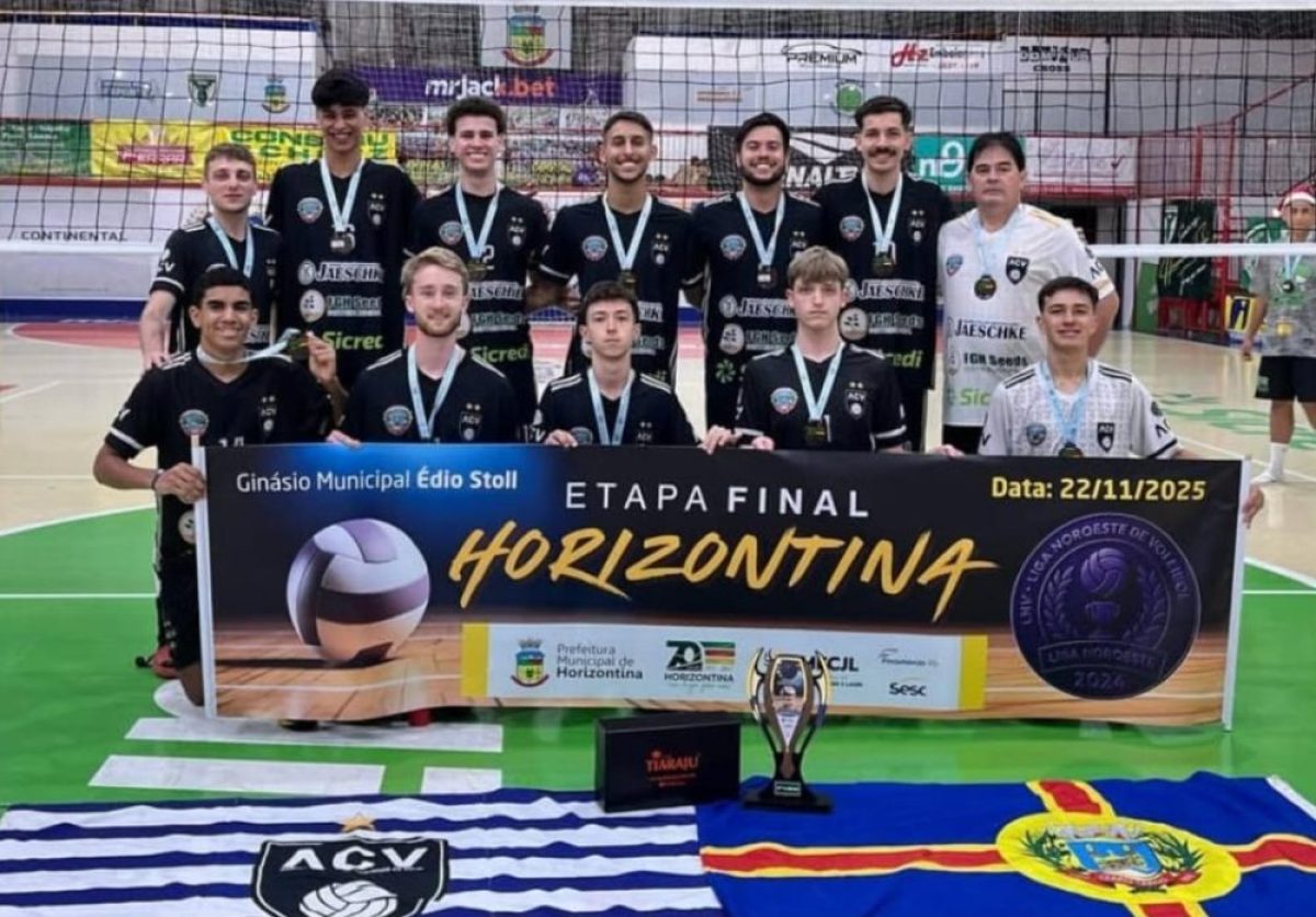 ACV conquista 3º lugar na etapa final da Liga Noroeste de Vôlei