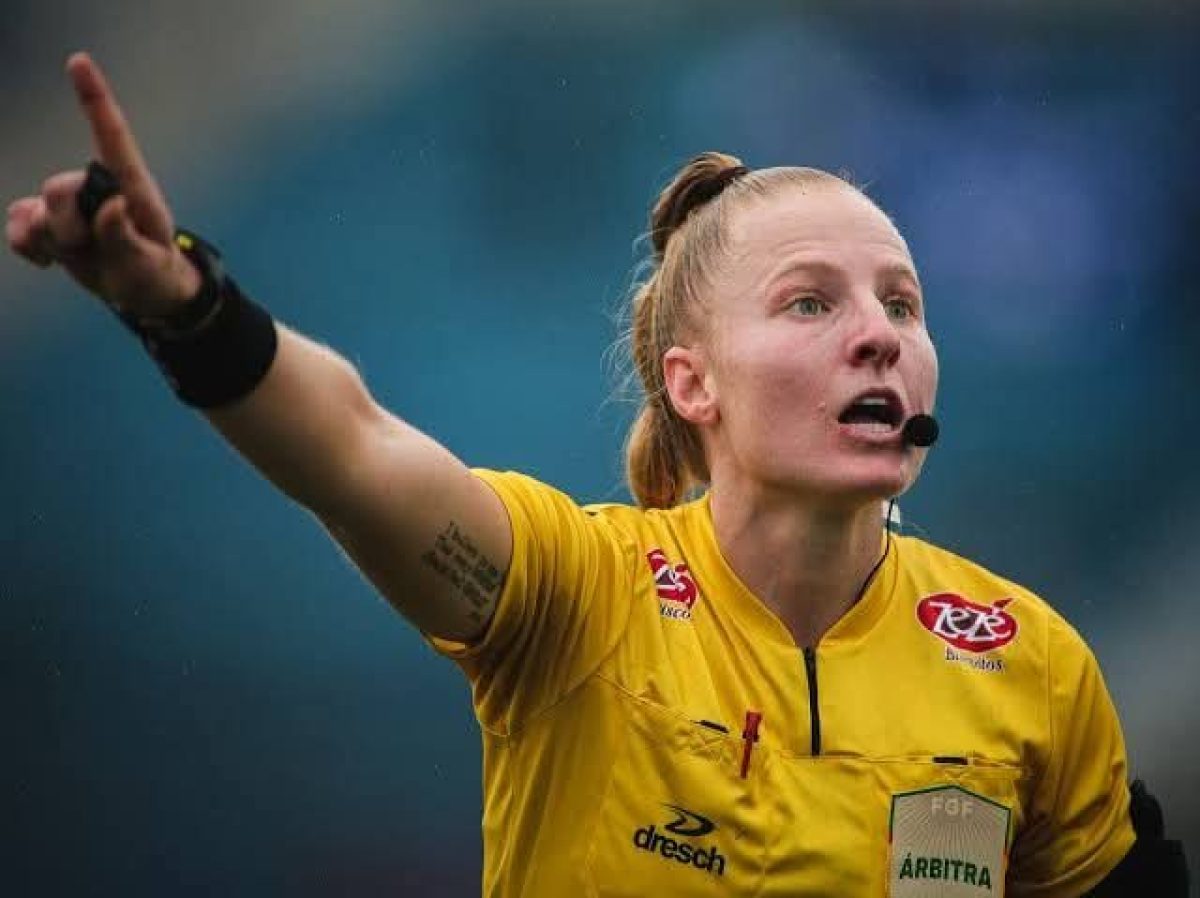 Primeira mulher a apitar um jogo da Série A do Gauchão é de São Paulo das Missões