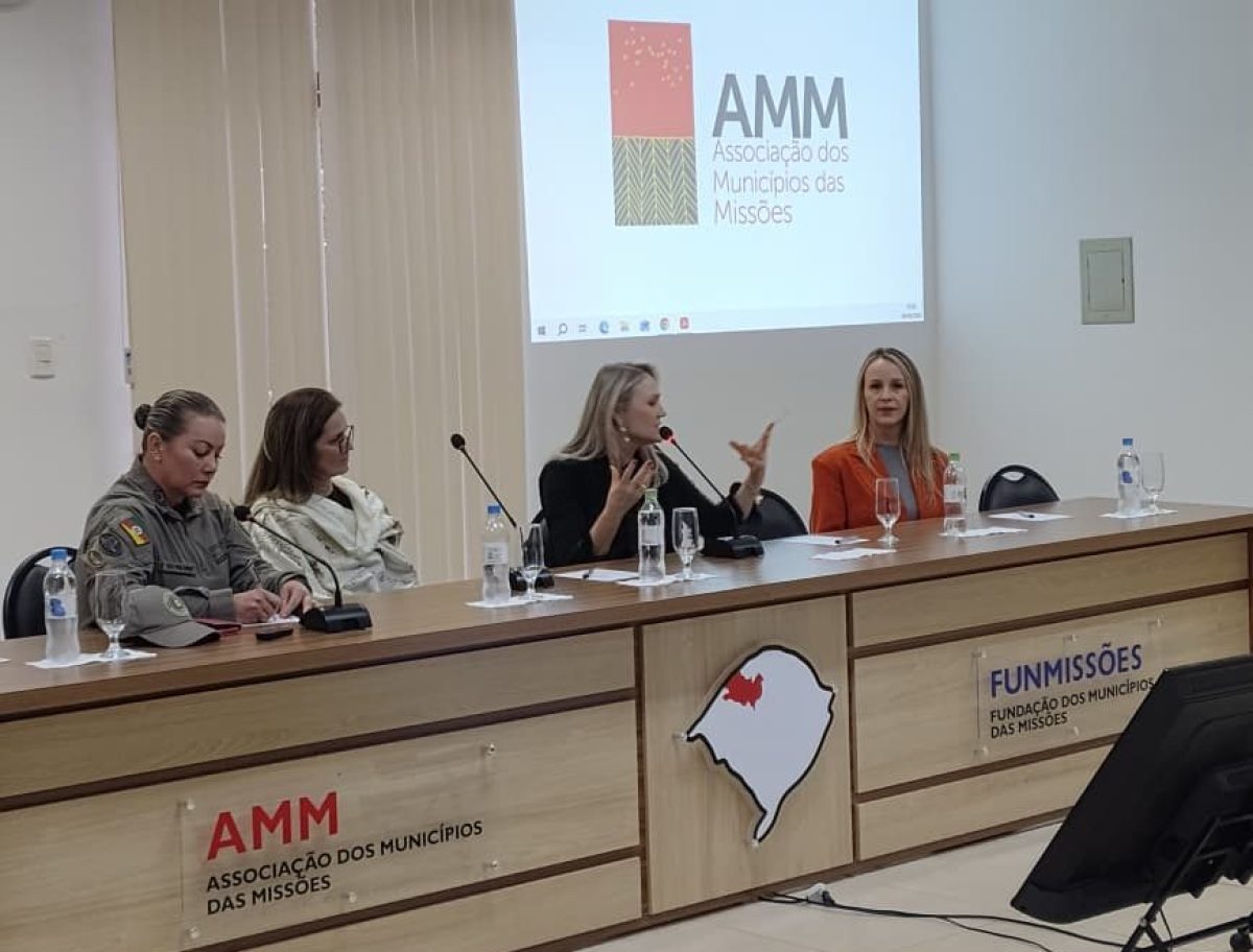 Encontro das Primeiras-Damas Missioneiras debate prevenção e enfrentamento da violência contra a mulher Encontro das Primeiras-Damas Missioneiras debate prevenção e enfrentamento da violência contra a mulher